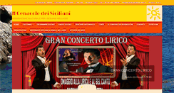 Desktop Screenshot of ilcenacolodeisiciliani.it